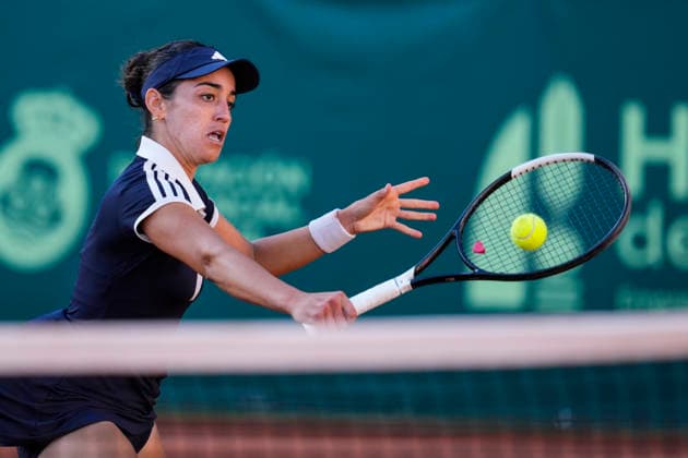 July 11, 2026, Huelva, Huelva, SPAIN: Lucia Cortez in action against Lorena Solar during the womenÃ¢â‚¬â ¢s singles Final tennis match 101 Edition of Copa del Rey at Real Club Recreativo de Tennis on July 11, 2026, in Huelva, Spain. Lorena Solar V Lucia Cortez - 101 Edition Copa Del Rey - WomenÃ¢â‚¬â ¢S Singles Final  - ZUMAa181 20260711_zaa_a181_020 Copyright: xJoaquinxCorcherox