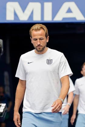 July 11, 2026, Miami, Florida, United States: Harry Kane of England arrives for the match between Norway and England for the quarterfinals of the FIFA World Cup, WM, Weltmeisterschaft, Fussball 2026 at Miami Stadium (Hard Rock Stadium) in Miami, Florida, United States on July 11, 2026. Photo: DiaEsportivo FIFA World Cup 2026, Norway Vs England, Miami, United States  - ZUMAh208 20260711_zsp_h208_010 Copyright: xHeulerxAndreyx