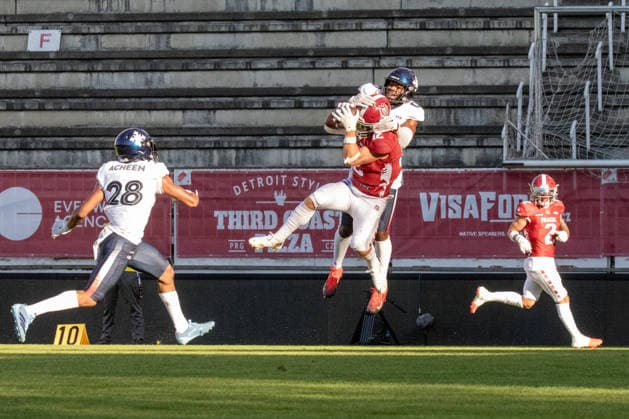 Popis akce, Prague Lions vs Paris Musketeers, American Football, EUROPEAN FOOTBALL ALLIANCE (EFA), Week 9, 2026, 11.07.2026 Praha MÄ›stskÃ½ Stadion Czechia Copyright: xM51x