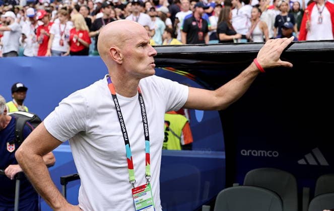 FIFA World Cup, WM, Weltmeisterschaft, Fussball 2026 quarterfinals - Norway vs England Norway s head coach Stale Solbakken looks on before the FIFA World Cup 2026 quarterfinals match Norway against England, in Miami, USA, 11 July 2026. MIAMI United States  Copyright: xRONALDxWITTEKx