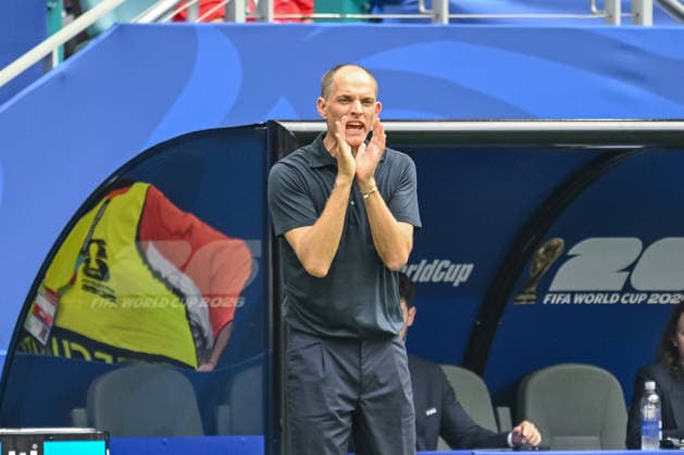 coach Thomas Tuchel (England) gestures during the FIFA World Cup, WM, Weltmeisterschaft, Fussball 2026 Quarter Final match between Norway and England at Miami Stadium on July 11, 2026 in Miami Gardens, United States. (Photo by Harry Langer DeFodi Images) - *** Coach Thomas Tuchel of England gestures during the 2026 FIFA World Cup quarterfinal match between Norway and England at Miami Stadium on July 11, 2026, in Miami Gardens, United States. Photo by Harry Langer, DeFodi Images