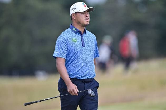 Scottish Open Day Three Si Woo Kim on Day Three of the Genesis Scottish Open 2026 at The Renaissance Club, North Berwick 11 07 2026 UK Newspapers OUT Copyright: xJamiexJohnstonx FIL-23616-0149