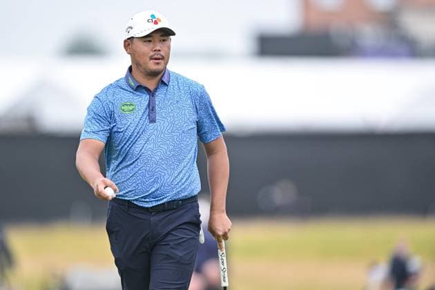 Scottish Open Day Three Si Woo Kim on Day Three of the Genesis Scottish Open 2026 at The Renaissance Club, North Berwick 11 07 2026 UK Newspapers OUT Copyright: xJamiexJohnstonx FIL-23616-0156