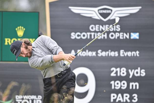 Scottish Open Day Three Tommy Fleetwood tees off on hole 9 on Day Three of the Genesis Scottish Open 2026 at The Renaissance Club, North Berwick 11 07 2026 UK Newspapers OUT Copyright: xJamiexJohnstonx FIL-23616-0157