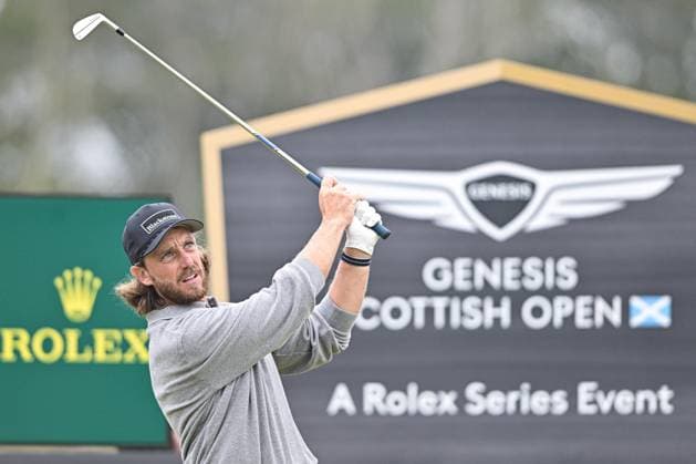 Scottish Open Day Three Tommy Fleetwood tees off on hole 9 on Day Three of the Genesis Scottish Open 2026 at The Renaissance Club, North Berwick 11 07 2026 UK Newspapers OUT Copyright: xJamiexJohnstonx FIL-23616-0158