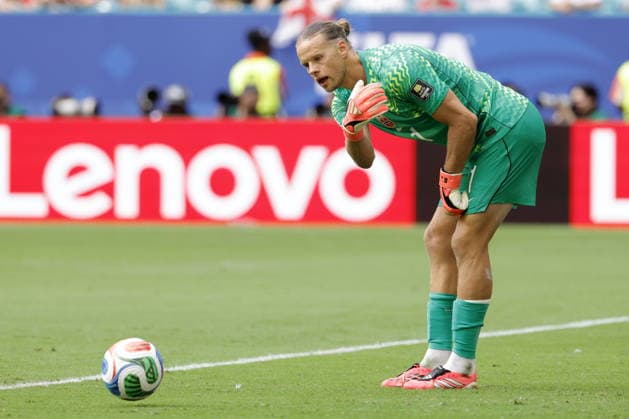 FIFA World Cup, WM, Weltmeisterschaft, Fussball 2026 quarterfinals - Norway vs England Goalkeeper Orjan Nyland of Norway in action during the FIFA World Cup 2026 quarterfinals match Norway against England, in Miami, Florida, USA, 11 July 2026. MIAMI United States  Copyright: xSHAWNxTHEWx