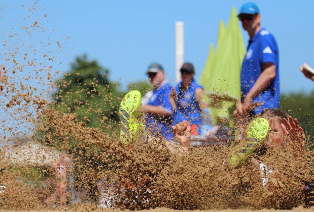 Norddeutsche Leichtathletik-Meisterschaften in Bremen: Charlotte Waldkirch (VfL Eintracht Hannover) wurde Zweite im Weitsprung der Frauen. *** North German Track and Field Championships in Bremen: Charlotte Waldkirch of VfL Eintracht Hannover took second place in the women s long jump