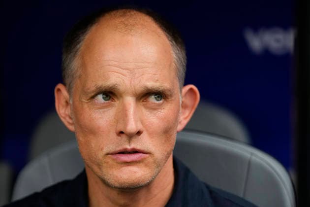 Norway v England: Quarter Final - FIFA World Cup, WM, Weltmeisterschaft, Fussball 2026 Thomas Tuchel, head coach of England, looks on during the FIFA World Cup 2026 Quarter Final match between Norway and England at Miami Stadium on July 11, 2026 in Miami Gardens, United States. Miami Gardens FL United States  Copyright: xJosexBretonx originalFilename:bretonhernandez-norwayve260711_nplXo.jpg