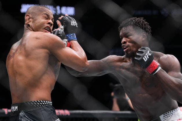July 11, 2026, Las Vegas, Nevada, USA: DAMIAN PINAS (R) defeated CESAR ALMEIDA (L) by KO (right hand) at 4:44 of Round 1 during UFC 329 at the T-Mobile Arena in Las Vegas. UFC 329: Damian Pinas Defeated Cesar Almeida By KO.  - ZUMAo117 20260711_zsp_o117_032 Copyright: xMikaelxOnax