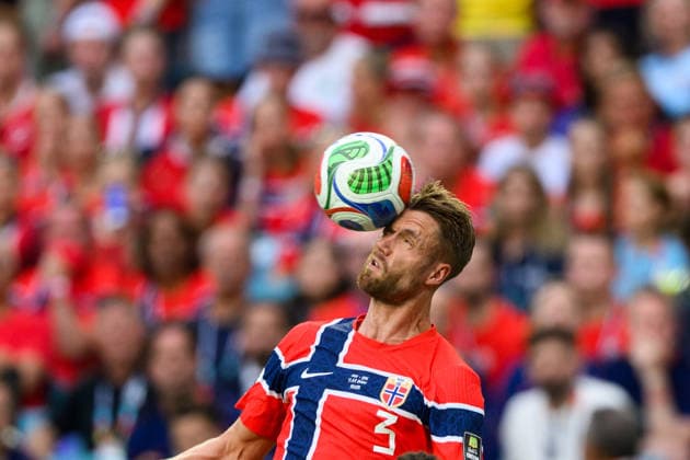 260711 Kristoffer Ajer of Norway during the FIFA World Cup, WM, Weltmeisterschaft, Fussball 2026 quarter-final football match between Norway and England on July 11, 2026 in Miami. Photo: Jon Olav Nesvold BILDBYRAN COP 217 VG0992 bbeng fotboll football soccer fotball vm fotbolls-vm fotball-vm fotbolls-vm 2026 fifa world cup 2026 kvartfinale kvartsfinal quarterfinal quarter-final england norge norway *** July 11, 2026: Kristoffer Ajer of Norway during the 2026 FIFA World Cup quarterfinal soccer match between Norway and England on July 11, 2026 in Miami. Photo by Jon Olav Nesvold, BILDBYRAN COP 217 VG0992 bbeng soccer football fotball World Cup soccer World Cup fotball World Cup soccer World Cup 2026 FIFA World Cup 2026 quarterfinal quarterfinal quarter final England Norway  Copyright: JONxOLAVxNESVOLD BB260711JE126