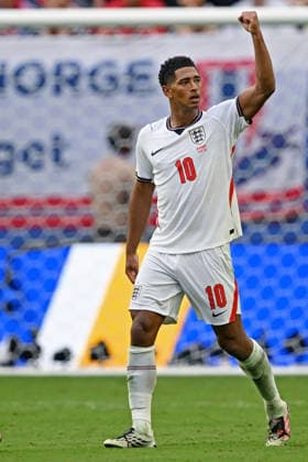 July 11, 2026, Miami, Florida, United States: Jude Bellingham of England celebrates after scoring the second goal of his team during the match between Norway and England for the quarterfinals of the FIFA World Cup, WM, Weltmeisterschaft, Fussball 2026 at Miami Stadium (Hard Rock Stadium) in Miami, Florida, United States on July 11, 2026. Photo: DiaEsportivo FIFA World Cup 2026, Norway Vs England, Miami, United States  - ZUMAh208 20260711_zsp_h208_053 Copyright: xHeulerxAndreyx