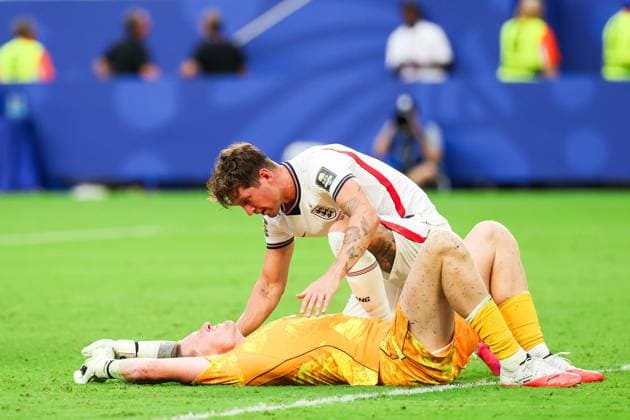 RECORD DATE NOT STATED FIFA World Cup, WM, Weltmeisterschaft, Fussball 2026 - Quarterfinals - Norway v England Jordan Pickford Goalkeeper of England during the FIFA World Cup quarterfinal match between Norway and England, at Miami Stadium, in Florida, United States, on Saturday, July 11, 2026.(Foto: William Volcov Brazil Photo Press IMAGO) Sports Miami FL United States Copyright: xWILLIAMxVOLCOVx
