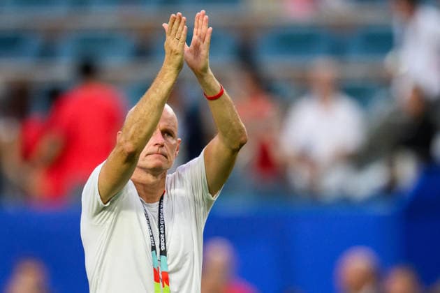 260711 Head coach Stale Solbakken of Norway after the FIFA World Cup, WM, Weltmeisterschaft, Fussball 2026 quarter-final football match between Norway and England on July 11, 2026 in Miami. Photo: Jon Olav Nesvold BILDBYRAN COP 217 VG0992 bbeng fotboll football soccer fotball vm fotbolls-vm fotball-vm fotbolls-vm 2026 fifa world cup 2026 kvartfinale kvartsfinal quarterfinal quarter-final england norge norway depp *** July 11, 2026: Norway s head coach Stale Solbakken after the 2026 FIFA World Cup quarterfinal soccer match between Norway and England on July 11, 2026 in Miami. Photo by Jon Olav Nesvold, BILDBYRAN COP 217 VG0992 bbeng soccer football fotball World Cup 2026 FIFA World Cup 2026 quarterfinal quarterfinal quarter final England Norway depp  Copyright: JONxOLAVxNESVOLD BB260711JE146