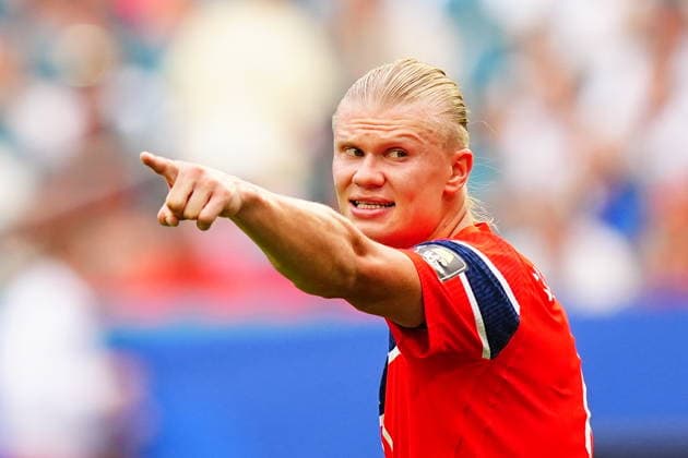 Norway v England - FIFA World Cup, WM, Weltmeisterschaft, Fussball 2026 - Quarter Finals MIAMI GARDENS, FLORIDA - JULY 11: Erling Haaland of Norway in action during the 2026 FIFA World Cup quarterfinal match between Norway and England at Miami Stadium in Miami Gardens, Florida, United States, on July 11, 2026. Evrim Aydin Anadolu Miami Gardens United States. Editorial use only. Please get in touch for any other usage.  Copyright: x2026xAnadoluxEvrimxAydinx