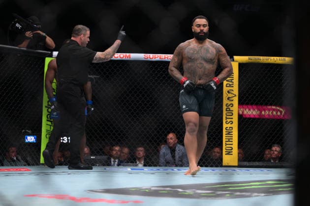 July 11, 2026, Las Vegas, Nevada, USA: GABLE STEVESON defeated ELISHA ELLISON by TKO (strikes) at 2:32 of Round 1.during UFC 329 at the T-Mobile Arena in Las Vegas. Las Vegas USA - ZUMAo117 20260711_zsp_o117_060 Copyright: xMikaelxOnax