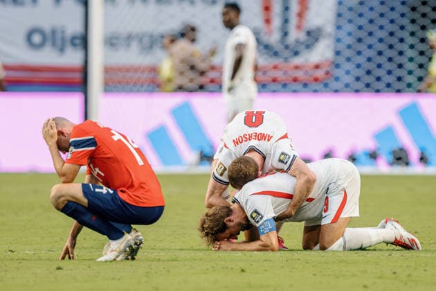 Norway vs England MIAMI, FL - 11.07.2026: NORWAY VS ENGLAND - Kane Harry of England celebrates qualification after the match between Norway and England in the quarterfinals of the 2026 World Cup, held at Hard Rock Stadium in Miami, United States. (Photo: Marcelo Machado de Melo Fotoarena) x2983314x  MarceloxMachadoxdexMelo