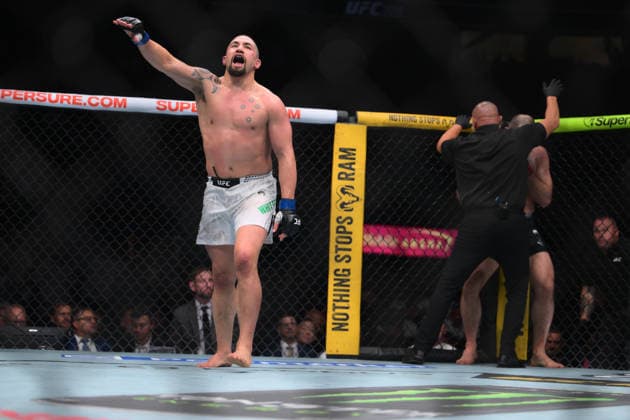 July 11, 2026, Las Vegas, Nevada, USA: ROBERT WHITTAKER defeats NIKITA KRYLOV by a TKO during UFC 329 at the T-Mobile Arena in Las Vegas. UFC 329: Robert Whittaker Defeats Nikita Krylov Via TKO  - ZUMAo117 20260711_zsp_o117_076 Copyright: xMikaelxOnax