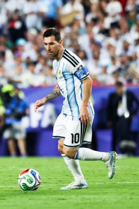RECORD DATE NOT STATED FIFA World Cup, WM, Weltmeisterschaft, Fussball 2026 - Quarterfinals - Argentina v Switzerland Lionel Messi player of Argentina during the FIFA World Cup quarterfinal match between Argentina and Switzerland, at Kansas City Stadium, in Missouri, United States, on Saturday, July 11, 2026.(Foto: Vanessa Carvalho Brazil Photo Press IMAGO) Sports Copyright: xVanessaxCarvalhox