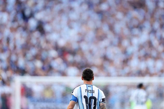 (260712) -- KANSAS CITY, July 12, 2026 -- Lionel Messi of Argentina is seen during the quarter final match between Argentina and Switzerland at the 2026 FIFA World Cup, WM, Weltmeisterschaft, Fussball at the Kansas City Stadium in Kansas City, the United States, July 11, 2026. ) (SP)U.S.-KANSAS CITY-FOOTBALL-FIFA WORLD CUP-QUARTER FINAL-ARG VS SUI LixMing 