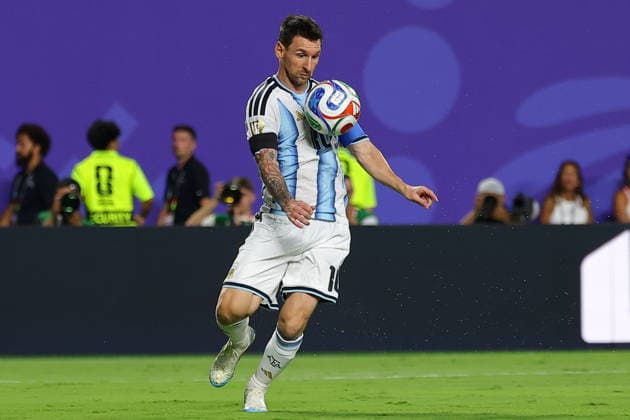 FIFA World Cup, WM, Weltmeisterschaft, Fussball 2026 quarterfinals - Argentina vs Switzerland Lionel Messi of Argentina in action during the FIFA World Cup 2026 quarterfinals match Argentina vs Switzerland, in Kansas City, Missouri, USA, 11 July 2026. KANSAS CITY United States  Copyright: xCHRISTOPHERxNEUNDORFx