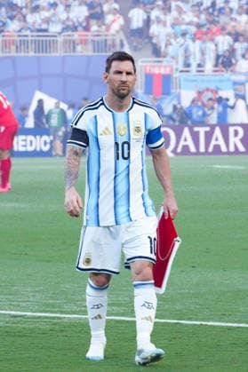 Lionel Messi of Argentina looks on during a FIFA Men’s World Cup 2026 quarter-final football match between Argentina and Switzerland at Kansas City Stadium, in Kansas City on July 11th 2026 (Photo by Alexandra Fechete SPP)  Copyright: xAlexandraxFechete SPPx Sportspressphoto_SPR189541