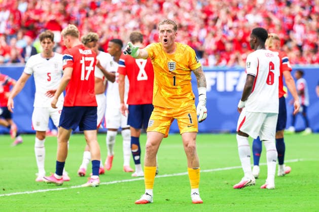July 11, 2026, Miami, Fl, United States: Jordan Pickford Goalkeeper of England during the FIFA World Cup, WM, Weltmeisterschaft, Fussball quarterfinal match between Norway and England, at Miami Stadium, in Florida, United States, on Saturday, July 11, 2026. FIFA World Cup 2026 - Quarterfinals - Norway V England  - ZUMAv122 20260711_aap_v122_012 Copyright: xWilliamxVolcovx