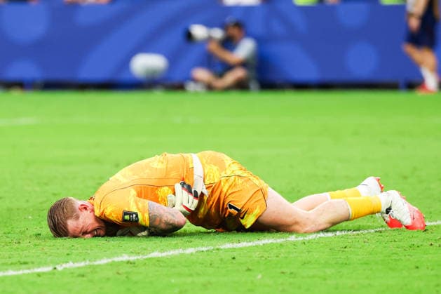 July 11, 2026, Miami, Fl, United States: Jordan Pickford Goalkeeper of England during the FIFA World Cup, WM, Weltmeisterschaft, Fussball quarterfinal match between Norway and England, at Miami Stadium, in Florida, United States, on Saturday, July 11, 2026. FIFA World Cup 2026 - Quarterfinals - Norway V England  - ZUMAv122 20260711_aap_v122_099 Copyright: xWilliamxVolcovx