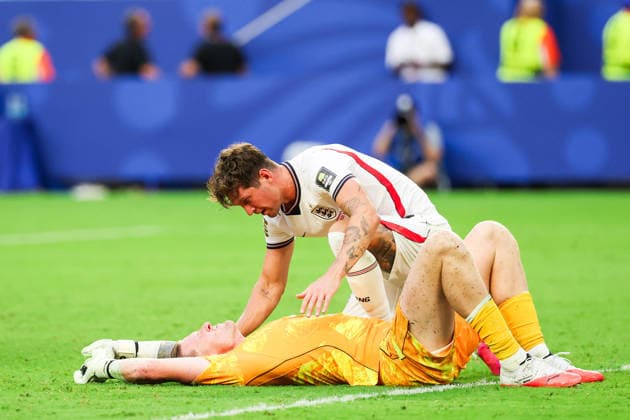 July 11, 2026, Miami, Fl, United States: Jordan Pickford Goalkeeper of England during the FIFA World Cup, WM, Weltmeisterschaft, Fussball quarterfinal match between Norway and England, at Miami Stadium, in Florida, United States, on Saturday, July 11, 2026. FIFA World Cup 2026 - Quarterfinals - Norway V England  - ZUMAv122 20260711_aap_v122_122 Copyright: xWilliamxVolcovx