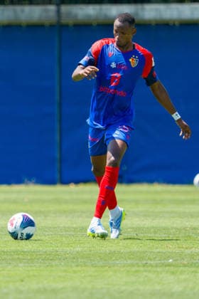 11 07 2026, Basel, Nachwuchs Campus, Friendly: FC Basel - FC Winterthur, Akpe Victory Maduabuchukwu of Basel controls the ball *** July 11, 2026, Basel, Youth Campus, Friendly Match: FC Basel vs. FC Winterthur, Akpe Victory Maduabuchukwu of Basel controls the ball Copyright: xJustPictures.ch PascalxvonxBürenx jp-en-PaVoB-Pavo_Fotografie-02650