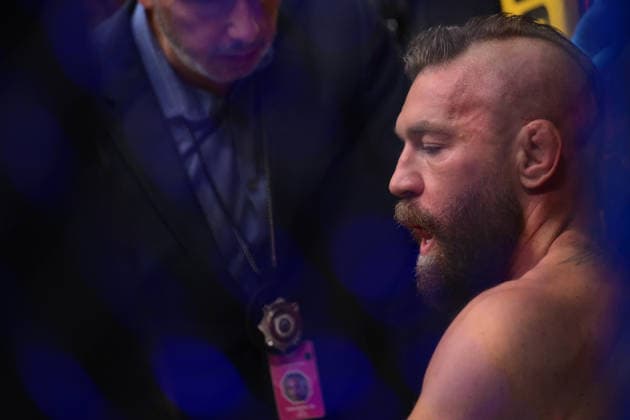 July 11, 2026, Las Vegas, Nevada, USA: CONOR MCGREGOR emotional after the fight result during UFC 329 at the T-Mobile Arena in Las Vegas. UFC 329: Max Holloway Defeated Conor McGregor By TKO  - ZUMAo117 20260711_zsp_o117_081 Copyright: xMikaelxOnax