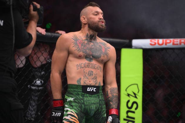 July 11, 2026, Las Vegas, Nevada, USA: CONOR MCGREGOR poses before the fight start during UFC 329 at the T-Mobile Arena in Las Vegas. UFC 329: Max Holloway Defeated Conor McGregor By TKO  - ZUMAo117 20260711_zsp_o117_082 Copyright: xMikaelxOnax
