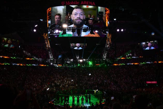 July 11, 2026, Las Vegas, Nevada, USA: Wide shot form the arena before the main event start during UFC 329 at the T-Mobile Arena in Las Vegas. UFC 329: Max Holloway Defeated Conor McGregor By TKO  - ZUMAo117 20260711_zsp_o117_083 Copyright: xMikaelxOnax