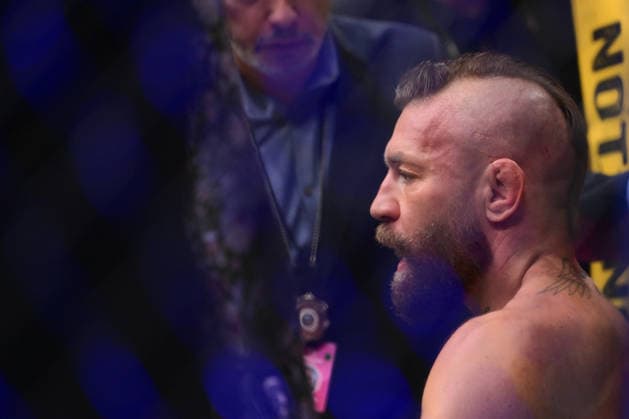 July 11, 2026, Las Vegas, Nevada, USA: CONOR MCGREGOR emotional after the fight result during UFC 329 at the T-Mobile Arena in Las Vegas. UFC 329: Max Holloway Defeated Conor McGregor By TKO  - ZUMAo117 20260711_zsp_o117_092 Copyright: xMikaelxOnax