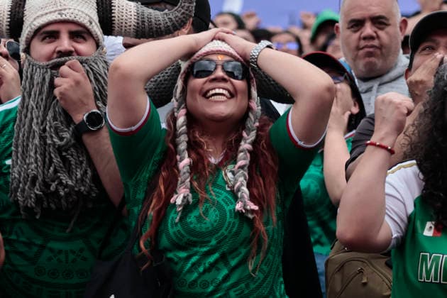 July 11, 2026, Mexico City, Cdmx, Mexico: In a closely contested match between the England and Norway national teams, hundreds of Mexican fansÃ¢â‚¬supporters of the Vikings and their star player Erling HaalandÃ¢â‚¬had to accept the English team s victory; goals from Jude Bellingham knocked the Nordic side out of the 2026 FIFA World Cup, WM, Weltmeisterschaft, Fussball The Mexican fans arrived at the Fan Festival wearing the famous Vikings team jerseys, face paint, and flagsÃ¢â‚¬with some even sporting horned helmetsÃ¢â‚¬and they even performed a rowing motion in Mexico City s ZoÂ³calo. Norway Is Eliminated From The World Cup..  - ZUMAp204 0861356787st Copyright: xJosuexPerezx