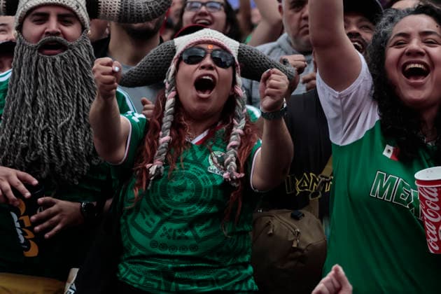 July 11, 2026, Mexico City, Cdmx, Mexico: In a closely contested match between the England and Norway national teams, hundreds of Mexican fansÃ¢â‚¬supporters of the Vikings and their star player Erling HaalandÃ¢â‚¬had to accept the English team s victory; goals from Jude Bellingham knocked the Nordic side out of the 2026 FIFA World Cup, WM, Weltmeisterschaft, Fussball The Mexican fans arrived at the Fan Festival wearing the famous Vikings team jerseys, face paint, and flagsÃ¢â‚¬with some even sporting horned helmetsÃ¢â‚¬and they even performed a rowing motion in Mexico City s ZoÂ³calo. Norway Is Eliminated From The World Cup..  - ZUMAp204 0861356795st Copyright: xJosuexPerezx