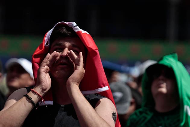July 11, 2026, Mexico City, Cdmx, Mexico: In a closely contested match between the England and Norway national teams, hundreds of Mexican fansÃ¢â‚¬supporters of the Vikings and their star player Erling HaalandÃ¢â‚¬had to accept the English team s victory; goals from Jude Bellingham knocked the Nordic side out of the 2026 FIFA World Cup, WM, Weltmeisterschaft, Fussball The Mexican fans arrived at the Fan Festival wearing the famous Vikings team jerseys, face paint, and flagsÃ¢â‚¬with some even sporting horned helmetsÃ¢â‚¬and they even performed a rowing motion in Mexico City s ZoÂ³calo. Norway Is Eliminated From The World Cup..  - ZUMAp204 0861356804st Copyright: xJosuexPerezx