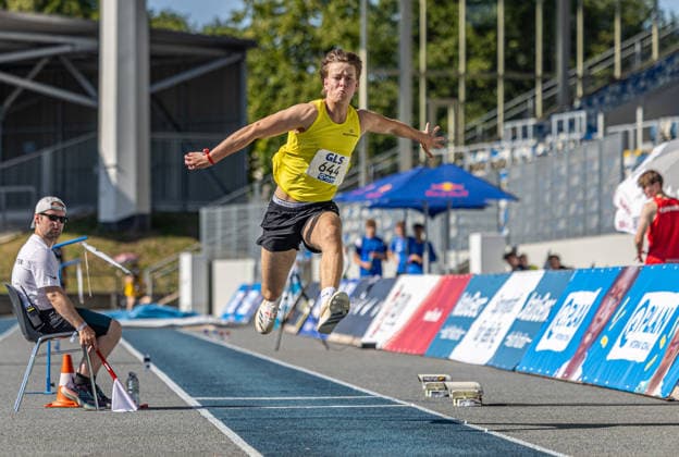 Deutsche Meisterschaften U20; Bochum-Wattenscheid, 11.07.2026 Johan Schlüter (LG Wedel-Pinneberg); Deutsche Meisterschaften U20 im Lohrheide-Stadion in Bochum-Wattenscheid am 11.07.2026, (Nordrhein-Westfalen). *** German U20 Championships, Bochum-Wattenscheid, July 11, 2026 Johan Schlüter, LG Wedel Pinneberg German U20 Championships at Lohrheide Stadium in Bochum-Wattenscheid on July 11, 2026, North Rhine-Westphalia Copyright: xBEAUTIFULxSPORTS KJPetersx