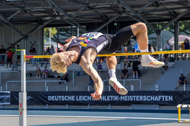 Deutsche Meisterschaften U20; Bochum-Wattenscheid, 11.07.2026 Johannes Böcher (USC Mainz); Deutsche Meisterschaften U20 im Lohrheide-Stadion in Bochum-Wattenscheid am 11.07.2026, (Nordrhein-Westfalen). *** German U20 Championships, Bochum-Wattenscheid, July 11, 2026 Johannes Böcher, USC Mainz German U20 Championships at Lohrheide Stadium in Bochum-Wattenscheid on July 11, 2026, North Rhine-Westphalia Copyright: xBEAUTIFULxSPORTS KJPetersx