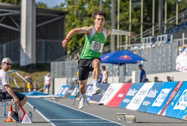 Deutsche Meisterschaften U20; Bochum-Wattenscheid, 11.07.2026 Maximilian Fern (TSV Heiligenrode); Deutsche Meisterschaften U20 im Lohrheide-Stadion in Bochum-Wattenscheid am 11.07.2026, (Nordrhein-Westfalen). *** German U20 Championships, Bochum-Wattenscheid, July 11, 2026, Maximilian Fern, TSV Heiligenrode German U20 Championships at Lohrheide Stadium in Bochum-Wattenscheid on July 11, 2026, North Rhine-Westphalia Copyright: xBEAUTIFULxSPORTS KJPetersx