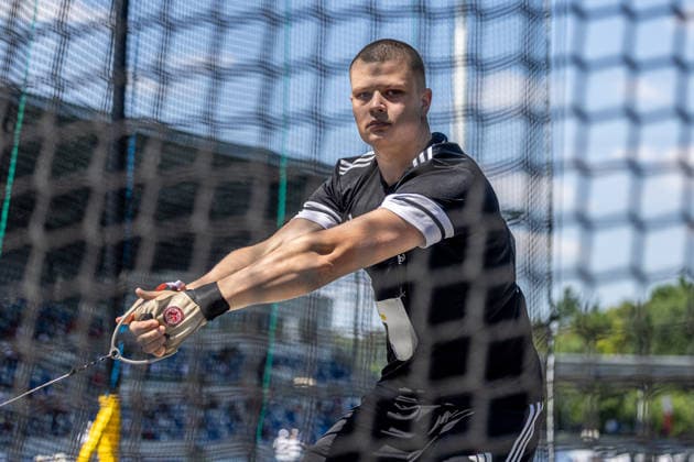 Deutsche Meisterschaften U20; Bochum-Wattenscheid, 11.07.2026 Matti Hummel (Eintracht Frankfurt e.V.); Deutsche Meisterschaften U20 im Lohrheide-Stadion in Bochum-Wattenscheid am 11.07.2026, (Nordrhein-Westfalen). *** German U20 Championships, Bochum-Wattenscheid, July 11, 2026, Matti Hummel, Eintracht Frankfurt e.V. German U20 Championships at Lohrheide Stadium in Bochum-Wattenscheid on July 11, 2026, North Rhine-Westphalia Copyright: xBEAUTIFULxSPORTS KJPetersx