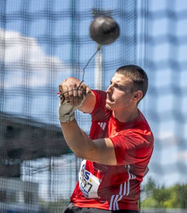 Deutsche Meisterschaften U20; Bochum-Wattenscheid, 11.07.2026 Max Schabel (SV Thurn u.Taxis Dischingen); Deutsche Meisterschaften U20 im Lohrheide-Stadion in Bochum-Wattenscheid am 11.07.2026, (Nordrhein-Westfalen). *** German U20 Championships, Bochum-Wattenscheid, July 11, 2026 Max Schabel, SV Thurn u Taxis Dischingen German U20 Championships at Lohrheide Stadium in Bochum-Wattenscheid on July 11, 2026, North Rhine-Westphalia Copyright: xBEAUTIFULxSPORTS KJPetersx