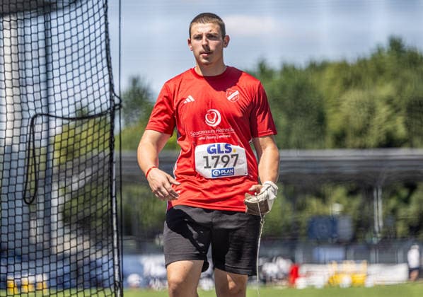 Deutsche Meisterschaften U20; Bochum-Wattenscheid, 11.07.2026 Max Schabel (SV Thurn u.Taxis Dischingen); Deutsche Meisterschaften U20 im Lohrheide-Stadion in Bochum-Wattenscheid am 11.07.2026, (Nordrhein-Westfalen). *** German U20 Championships, Bochum-Wattenscheid, July 11, 2026 Max Schabel, SV Thurn u Taxis Dischingen German U20 Championships at Lohrheide Stadium in Bochum-Wattenscheid on July 11, 2026, North Rhine-Westphalia Copyright: xBEAUTIFULxSPORTS KJPetersx