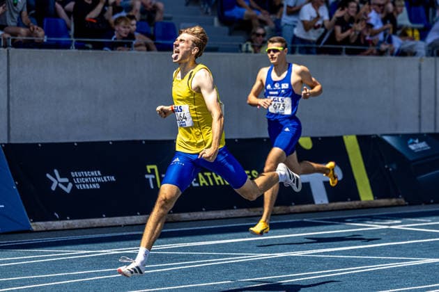 Deutsche Meisterschaften U20; Bochum-Wattenscheid, 11.07.2026 Tjark Schult (LG Flensburg); Deutsche Meisterschaften U20 im Lohrheide-Stadion in Bochum-Wattenscheid am 11.07.2026, (Nordrhein-Westfalen). *** German U20 Championships, Bochum-Wattenscheid, July 11, 2026, Tjark Schult, LG Flensburg German U20 Championships at Lohrheide Stadium in Bochum-Wattenscheid on July 11, 2026, North Rhine-Westphalia Copyright: xBEAUTIFULxSPORTS KJPetersx
