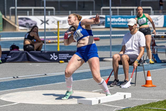 Deutsche Meisterschaften U20; Bochum-Wattenscheid, 11.07.2026 Emily Scherf (SC Neubrandenburg); Deutsche Meisterschaften U20 im Lohrheide-Stadion in Bochum-Wattenscheid am 11.07.2026, (Nordrhein-Westfalen). *** German U20 Championships, Bochum-Wattenscheid, July 11, 2026 Emily Scherf, SC Neubrandenburg German U20 Championships at Lohrheide Stadium in Bochum-Wattenscheid on July 11, 2026, North Rhine-Westphalia Copyright: xBEAUTIFULxSPORTS KJPetersx