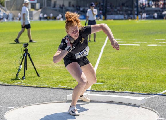 Deutsche Meisterschaften U20; Bochum-Wattenscheid, 11.07.2026 Johanna Guggemoos (LG Stadtwerke München); Deutsche Meisterschaften U20 im Lohrheide-Stadion in Bochum-Wattenscheid am 11.07.2026, (Nordrhein-Westfalen). *** German U20 Championships, Bochum-Wattenscheid, July 11, 2026 Johanna Guggemoos, LG Stadtwerke München German U20 Championships at Lohrheide Stadium in Bochum-Wattenscheid on July 11, 2026, North Rhine-Westphalia Copyright: xBEAUTIFULxSPORTS KJPetersx