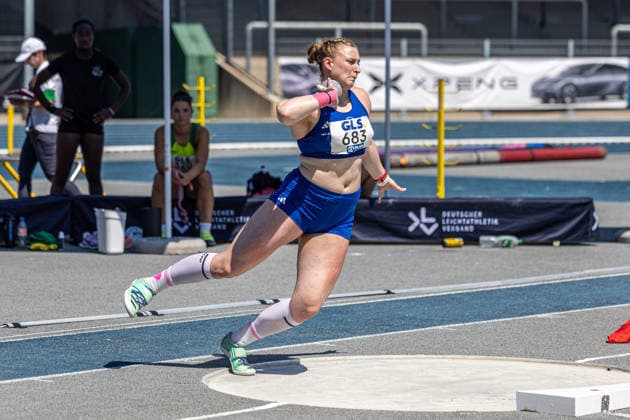 Deutsche Meisterschaften U20; Bochum-Wattenscheid, 11.07.2026 Emily Scherf (SC Neubrandenburg); Deutsche Meisterschaften U20 im Lohrheide-Stadion in Bochum-Wattenscheid am 11.07.2026, (Nordrhein-Westfalen). *** German U20 Championships, Bochum-Wattenscheid, July 11, 2026 Emily Scherf, SC Neubrandenburg German U20 Championships at Lohrheide Stadium in Bochum-Wattenscheid on July 11, 2026, North Rhine-Westphalia Copyright: xBEAUTIFULxSPORTS KJPetersx