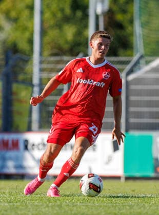 11.07.2026 - Fussball - Saison 2026 2027 - Testspiel Freundschaftsspiel Vorbereitungsspiel: SpVgg Ansbach 09 - 1. FC Nürnberg Nuernberg FCN ( Club ) - Sportfoto Zink DaMa - xdaxmax - Finn Becker (22, 1. FC Nürnberg FCN ) *** July 11, 2026 Soccer Season 2026–2027 Exhibition Match Friendly Match Preseason Match SpVgg Ansbach 09 vs. 1 FC Nürnberg Nuremberg FCN Club Sports Photo Zink DaMa xdaxmax Finn Becker 22, 1 FC Nürnberg FCN