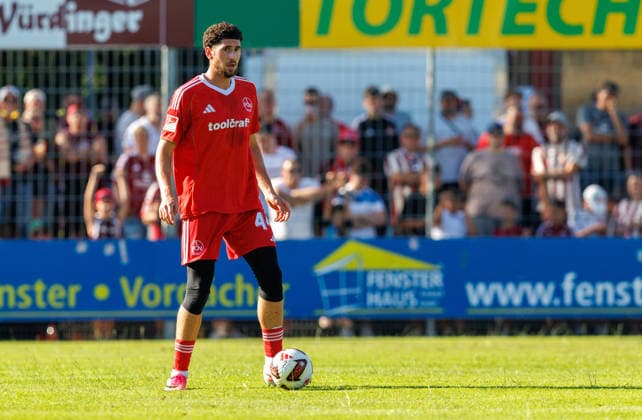 11.07.2026 - Fussball - Saison 2026 2027 - Testspiel Freundschaftsspiel Vorbereitungsspiel: SpVgg Ansbach 09 - 1. FC Nürnberg Nuernberg FCN ( Club ) - Sportfoto Zink DaMa - xdaxmax - Khalid Abu El Haija (44, 1. FC Nürnberg FCN ) *** July 11, 2026 Soccer Season 2026–2027 Exhibition Match Friendly Match Preseason Match SpVgg Ansbach 09 vs. 1 FC Nürnberg Nuremberg FCN Club Sports Photo Zink DaMa xdaxmax Khalid Abu El Haija 44, 1 FC Nürnberg FCN