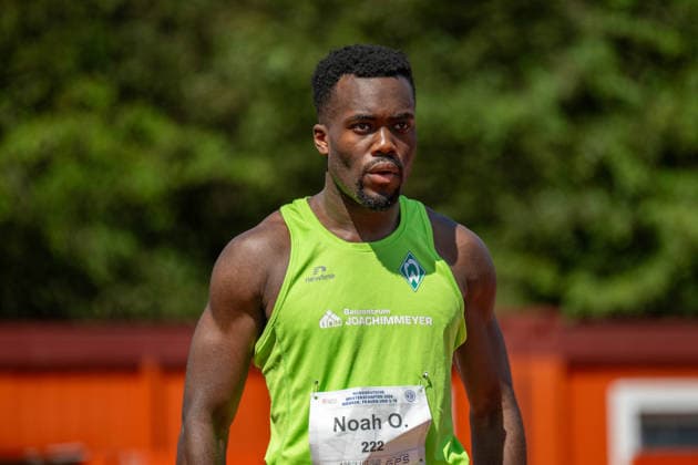 RECORD DATE NOT STATED Norddeutsche Leichtathletik Meisterschaften - Bremen, Deutschland 11.07.2026 BREMEN, DEUTSCHLAND - JULY 11: Noah OLABISI (Start Nr. 222, SV Werder Bremen) during the Norddeutsche Leichtathletik Meisterschaften at Bremen on July 11, 2026 in Bremen, Deutschland. *** North German Track and Field Championships, Bremen, Germany, July 11, 2026 BREMEN, GERMANY JULY 11 Noah OLABISI Start No. 222, SV Werder Bremen during the North German Track and Field Championships in Bremen on July 11, 2026 in Bremen, Germany Copyright: xBEAUTIFULxSPORTS PeterxWeberx
