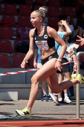 RECORD DATE NOT STATED Norddeutsche Leichtathletik Meisterschaften - Bremen, Deutschland 11.07.2026 BREMEN, DEUTSCHLAND - JULY 11: Nadine REETZ (Start Nr. 172, SCC Berlin) during the Norddeutsche Leichtathletik Meisterschaften at Bremen on July 11, 2026 in Bremen, Deutschland. *** North German Track and Field Championships, Bremen, Germany, July 11, 2026 BREMEN, GERMANY JULY 11 Nadine REETZ Start No. 172, SCC Berlin during the North German Track and Field Championships in Bremen on July 11, 2026 in Bremen, Germany Copyright: xBEAUTIFULxSPORTS PeterxWeberx